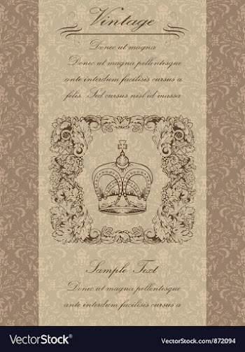 Vintage background vector image