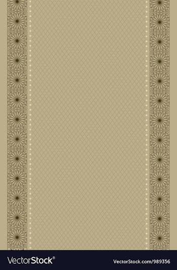 Vintage background with frame vector image