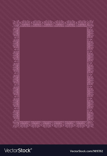 Vintage background with frame vector image
