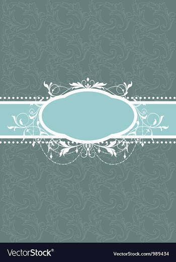 Vintage background with frame vector image