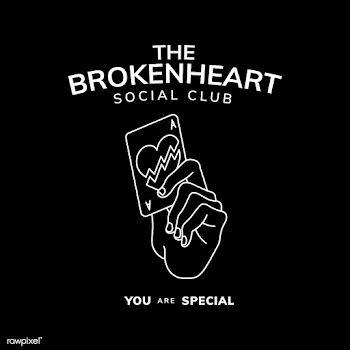 Vintage badge with text the broken heart desi.. | Free stock vector - 516996