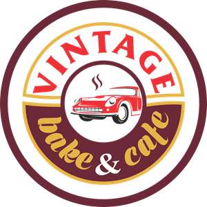 Vintage Bake & Cafe Logo Vector