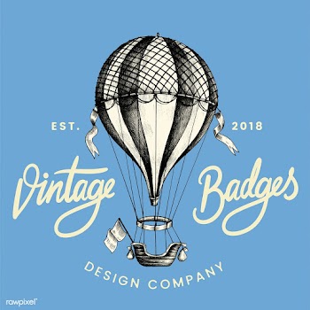 Vintage balloon logo design vector | Free stock vector - 463475