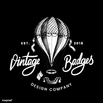 Vintage balloon logo design vector | Free stock vector - 463503