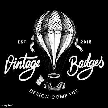 Vintage balloon logo design vector | Free stock vector - 463602