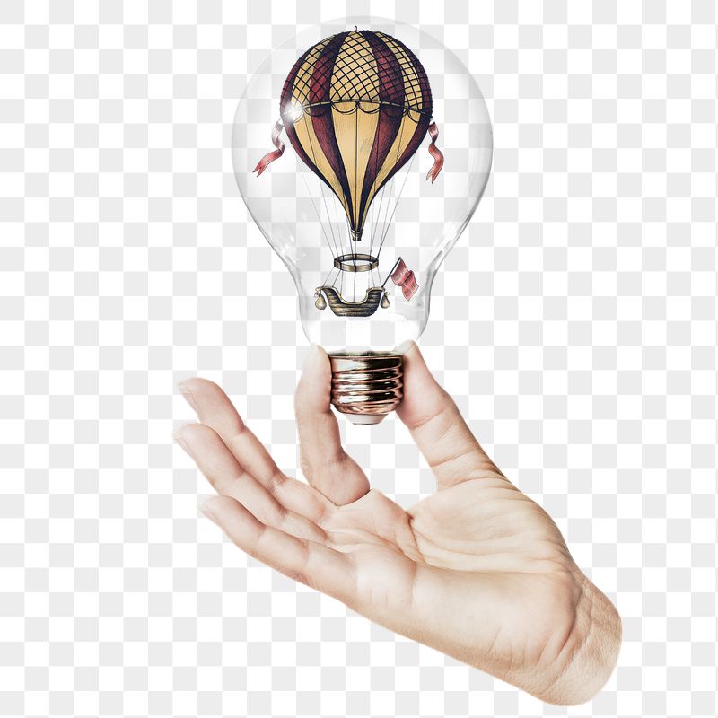 Vintage balloon png sticker, hand | Free PNG - rawpixel
