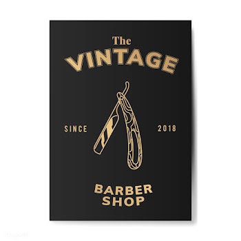 Vintage barber shop illustration | Free stock vector - 557948