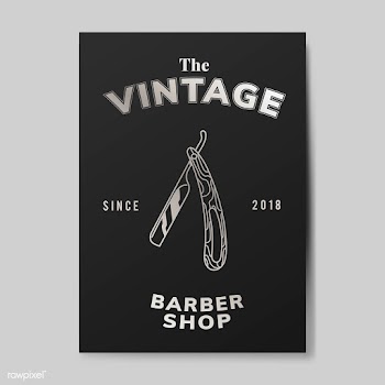 Vintage barber shop illustration | Free stock vector - 557952