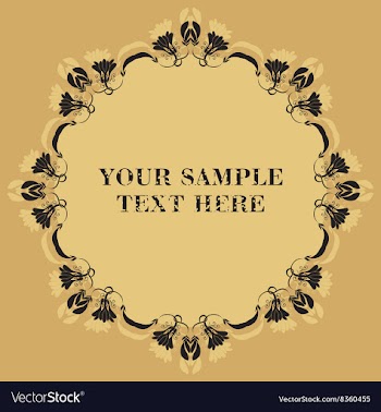 Vintage Beige Frame vector image