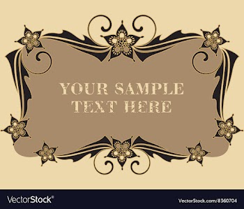 Vintage Beige Frame vector image