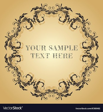 Vintage Beige Frame vector image