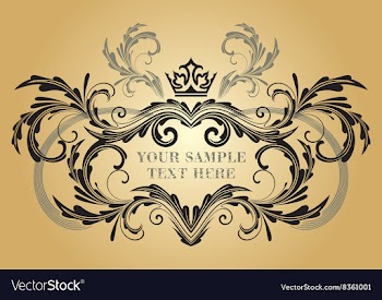 Vintage Beige Frame vector image