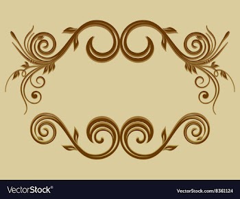 Vintage Beige Frame vector image