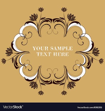 Vintage Beige Frame vector image
