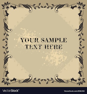 Vintage Beige Frame vector image