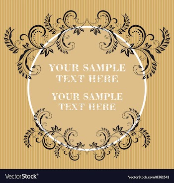 Vintage Beige Frame vector image