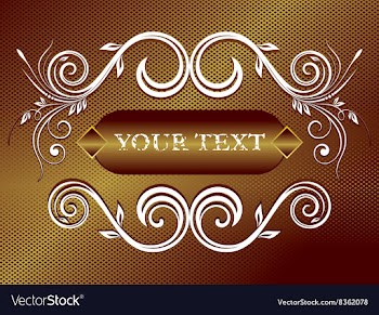Vintage Beige Frame vector image