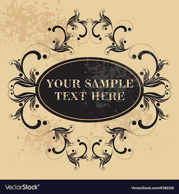 Vintage Beige Frame vector image
