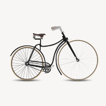 Vintage bicycle clipart, illustration vector. | Free Vector - rawpixel