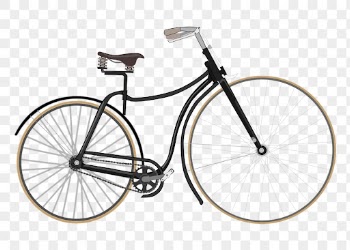 Vintage bicycle png sticker, transparent | Free PNG - rawpixel