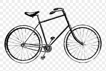 Vintage bicycle png, transportation clipart, | Free PNG Illustration - rawpixel