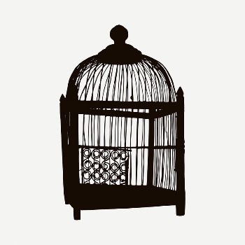 Vintage birdcage object clipart illustration | Free PSD - rawpixel