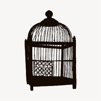 Vintage birdcage object illustration clipart | Free Vector - rawpixel