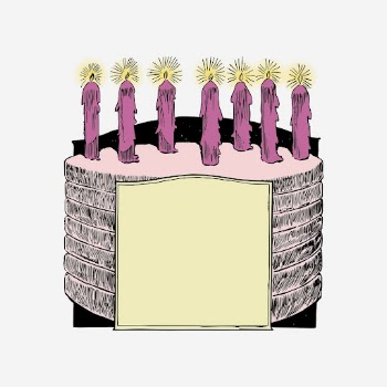 Vintage birthday cake hand drawn | Free Photo - rawpixel