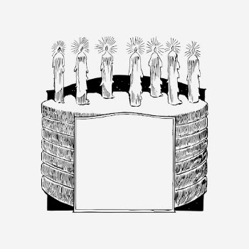 Vintage birthday cake hand drawn | Free Photo - rawpixel