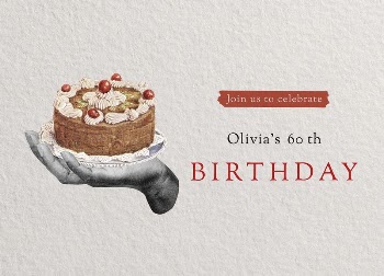 Vintage birthday greeting card template, | Free PSD Template - rawpixel