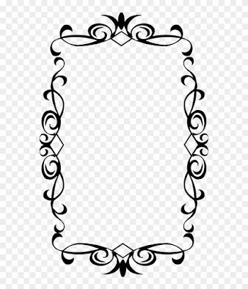 Vintage Black Frame Png - Black And White Borders