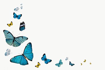 Vintage blue butterflies with a copy space | Free  transparent png - 2287142