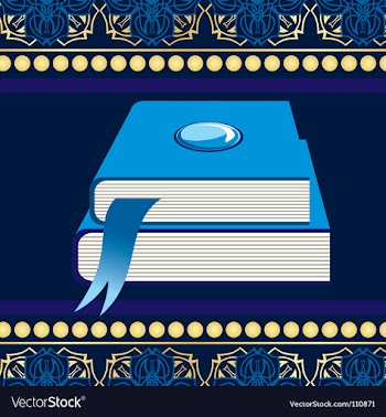 Vintage book vector image