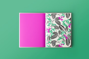 Vintage botanical book, flat lay | Free Photo - rawpixel