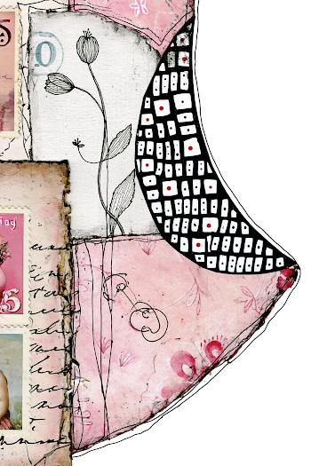 Vintage Botanical Ephemera with Postage Stamps