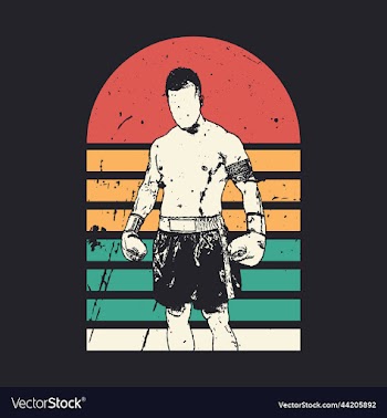 vintage boxer t shirt design
