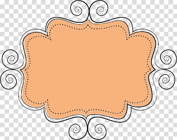 Vintage Boxes, orange and gray frame transparent background PNG clipart