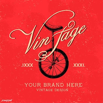 Vintage brand logo design vector | Free stock vector - 463505