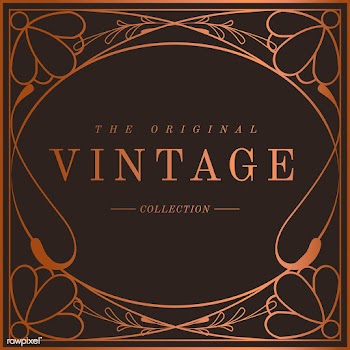 Vintage bronze art nouveau badge vector | Free stock vector - 519659