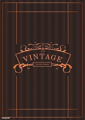 Vintage bronze art nouveau wedding invitation.. | Free stock vector - 519498
