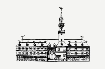 Vintage building collage element, architecture | Free PSD Illustration - rawpixel