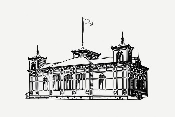 Vintage building collage element, Kronoby | Free PSD Illustration - rawpixel