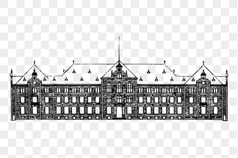 Vintage building png sticker architecture | Free PNG - rawpixel