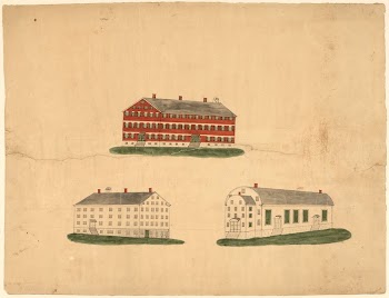 Vintage buildings illustration  | Free Photo - rawpixel