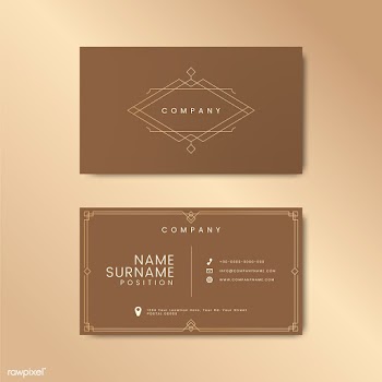 Vintage business card letterpress mockup | Free stock vector - 488979