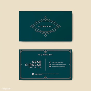 Vintage business card letterpress mockup | Free stock vector - 489017