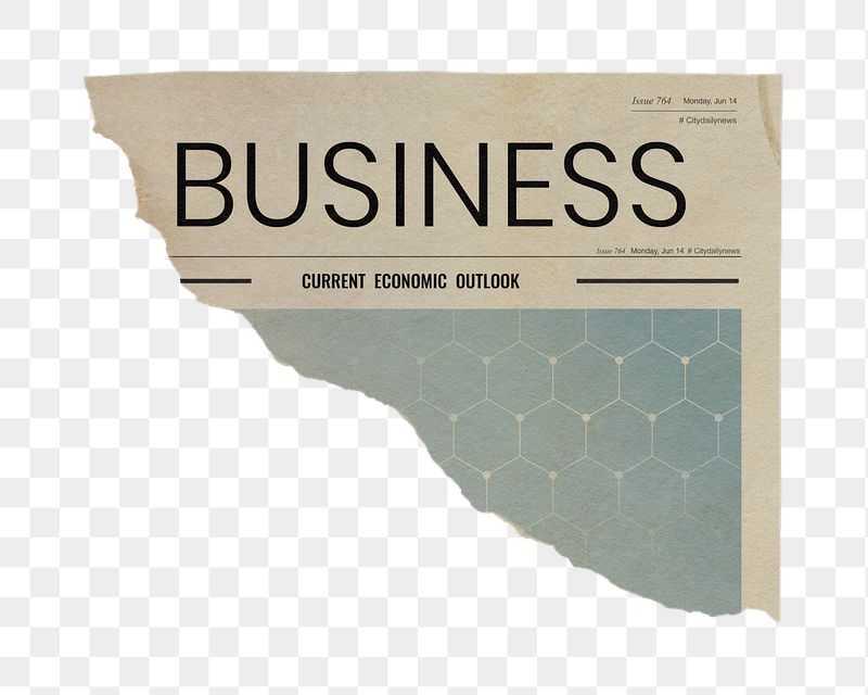 Vintage business png ripped newspaper | Free PNG - rawpixel