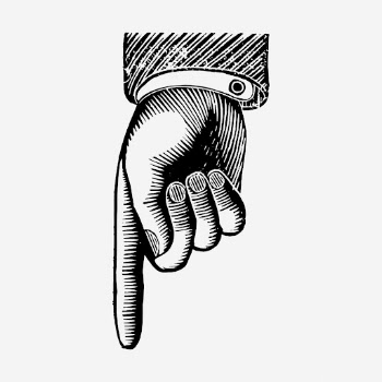 Vintage businessman pointing hand drawn | Free Photo - rawpixel