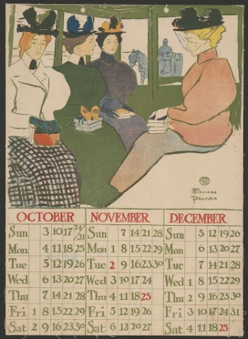 Vintage calendar (1897) print in high | Free Photo - rawpixel