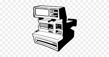 Vintage Camera Clip Art - Camera Black And White Polaroid
